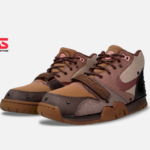 Nike Air Trainer 1 SP x Travis Scott Chocolate 2022 (DR7515-200) Men Size10 - Picture 1 of 4